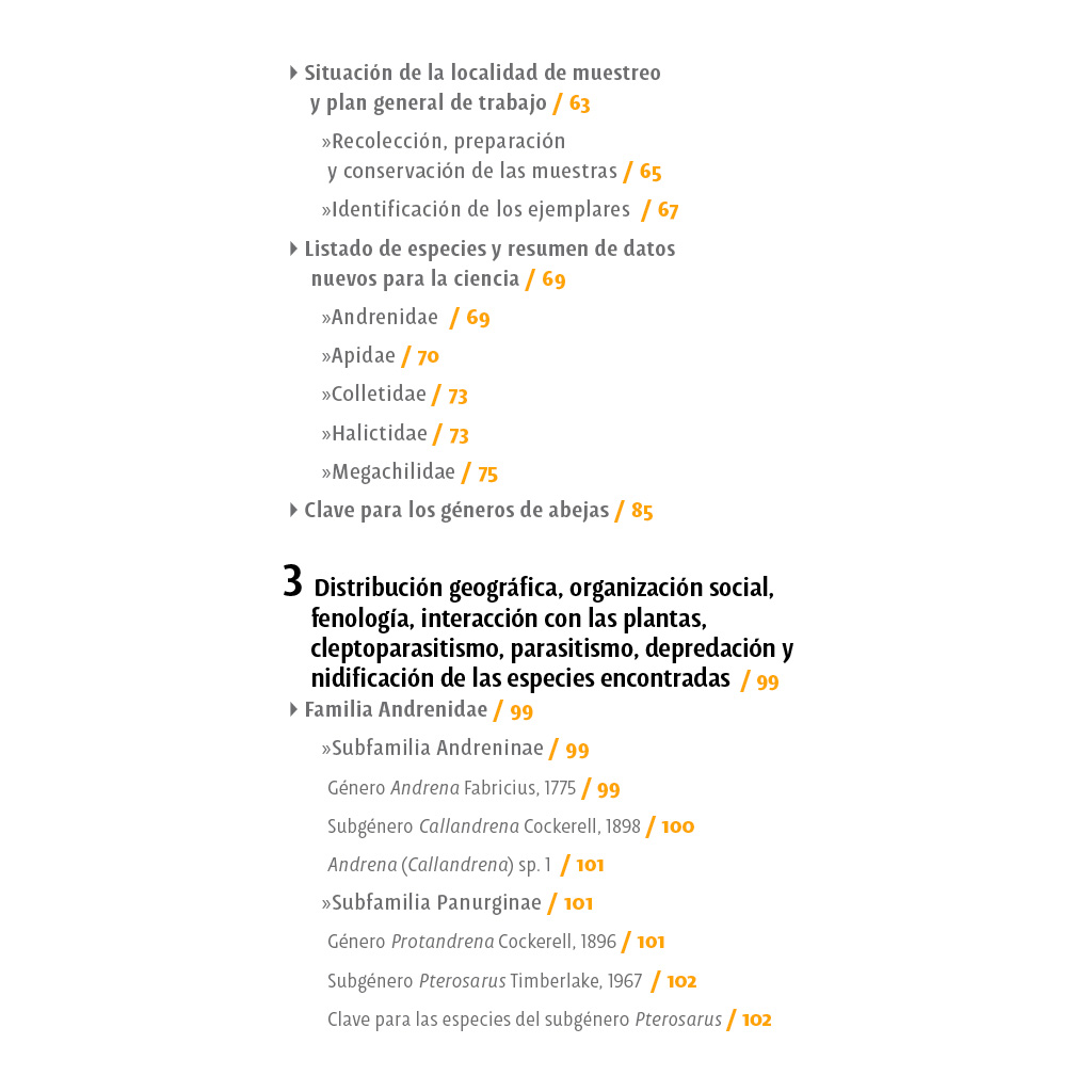 Texto interior del libro Abejas silvestres de un cafetal orgánico en Veracruz, México