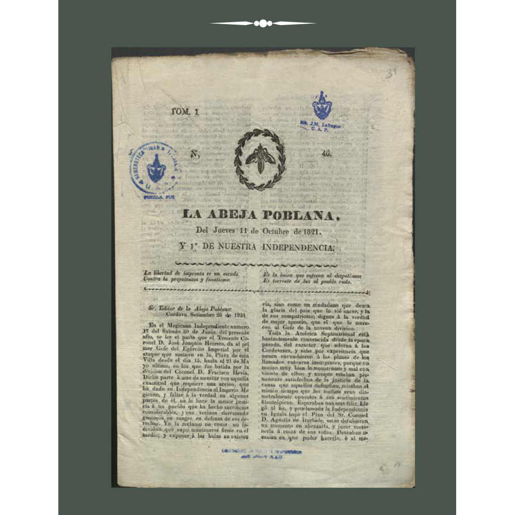 Imagen interior del libro Breve historia de la imprenta y los impresores en Puebla de los Ángeles (1639-1821)