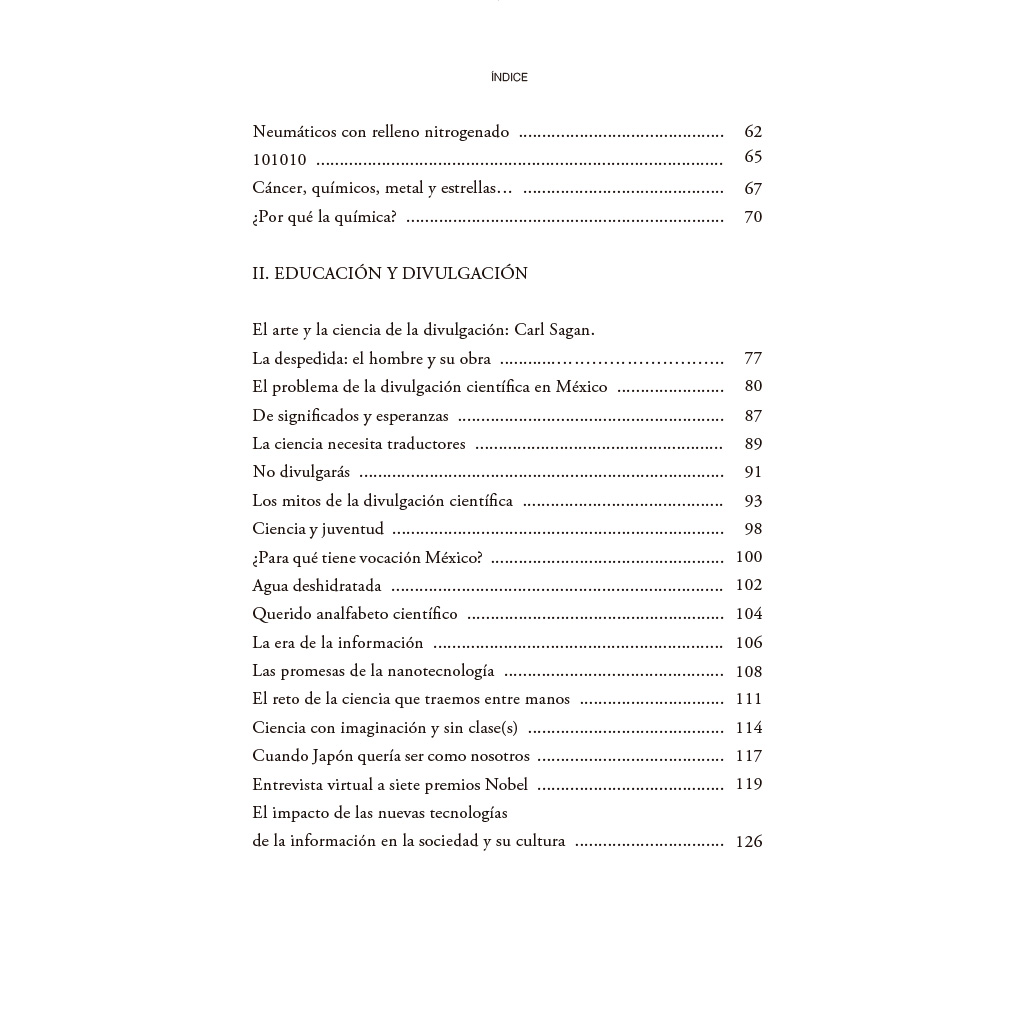 Texto interior del libro Ciencia sin complicaciones