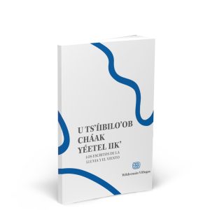 Portada del libro U ts’íibilo’ob cháak yéetel iik’ - Los escritos de la lluvia y el viento